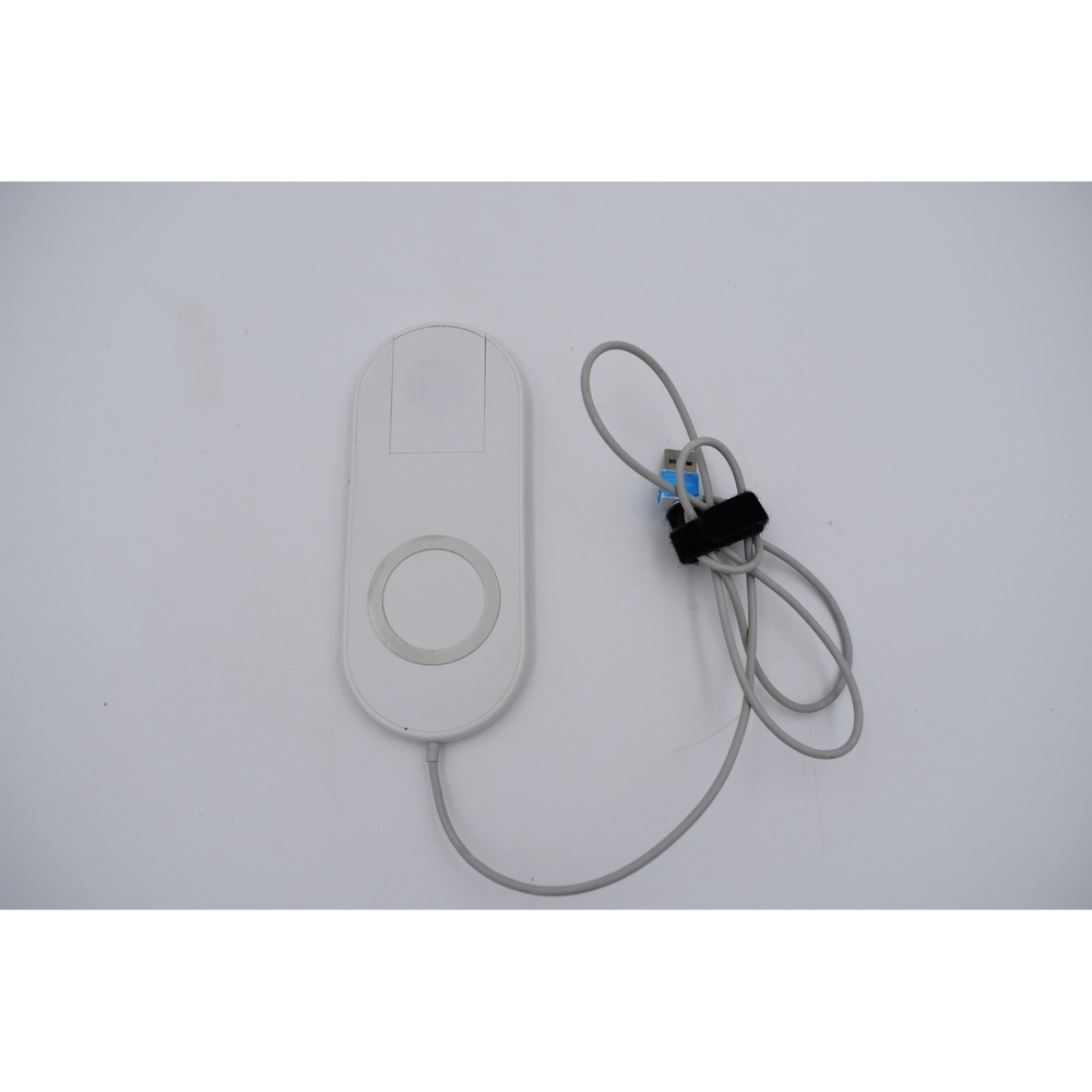 White Dual Wireless Charging Pad Station with Pop-Up Smartwatch Stand USB-A